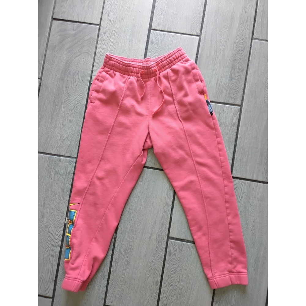 Nike LeBron James Strive For Greatness Pink Fleece Sweatpants Mens XL DA6704-666